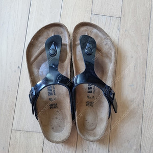버켄스탁 지제 애나멜 블랙