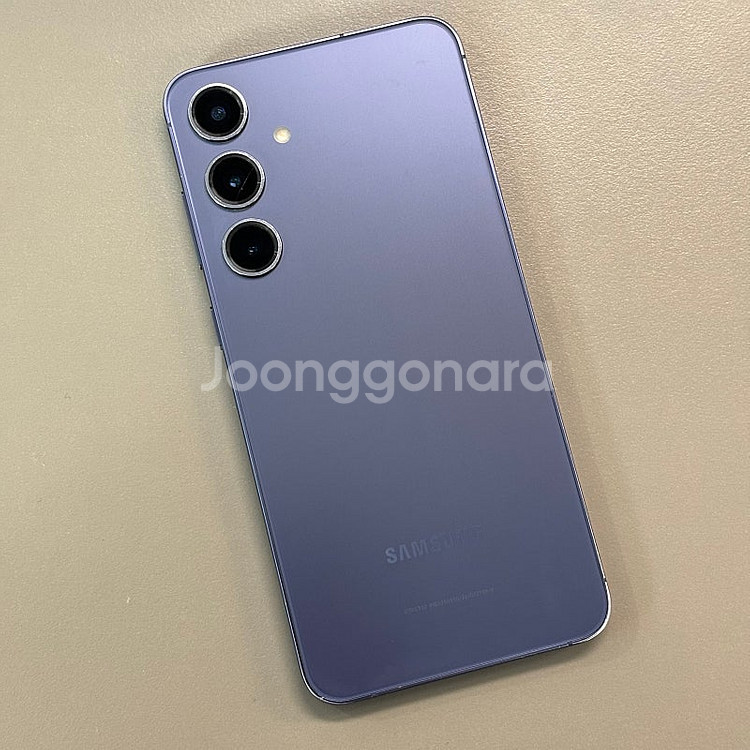 갤럭시S24플러스 퍼플색상 256용량 무잔상 상태좋은단말기 정상해지공기계 48만 판매합니다--0