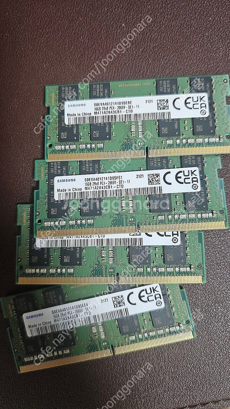 삼성전자 DDR4 16GB 2666 노트북 메모리--0