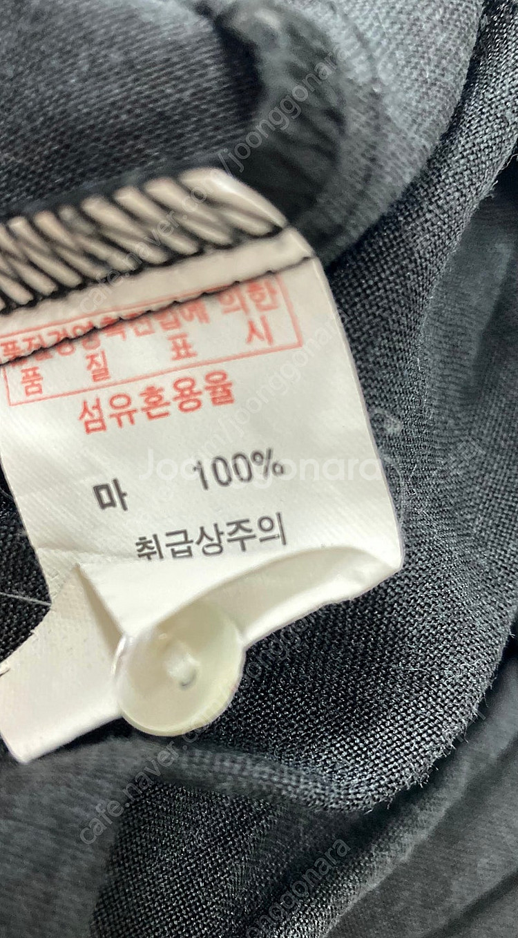위꼬모 린넨 원피스 블랙 M--4