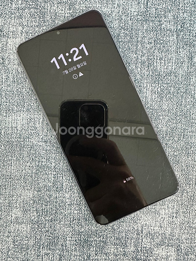갤럭시S21 256G 블랙 약한잔상 가성비 게임용 서브...--5