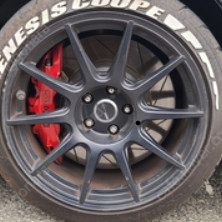18인치 Work M.C.O Racing 휠 + 265 35 18 타이어 판매
