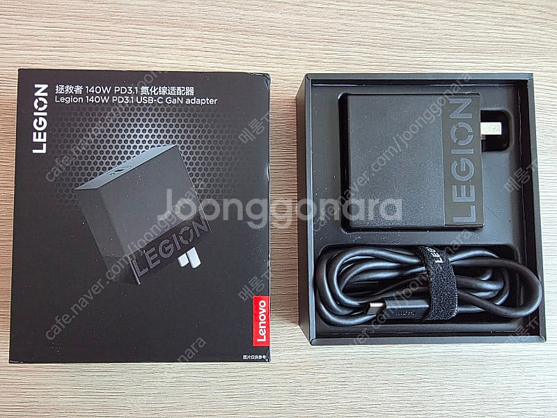 레노버 140w pd충전기(블랙) 팝니다--0