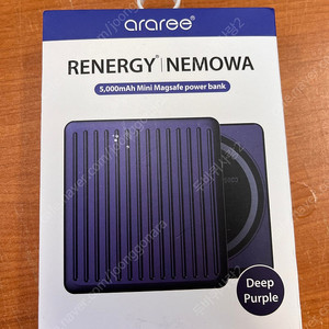 리너지 네모와 맥세이프 보조배터리 5,000mah (13미니, 12미니 장착가능)