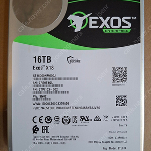 Seagate EXOS X18  16TB HDD