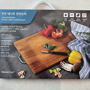 프랑캣 대나무 양면 도마 (새상품)
