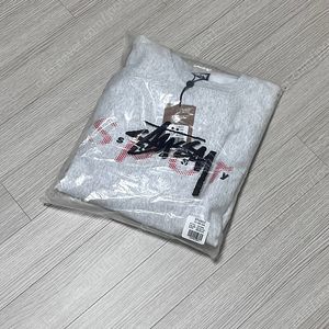스투시 도트 스포츠 맨투맨 그레이 M