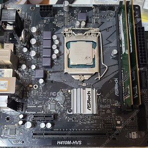 i3-10100F + ASRock H410M-HVS (hdmi 하자있음) 팝니다