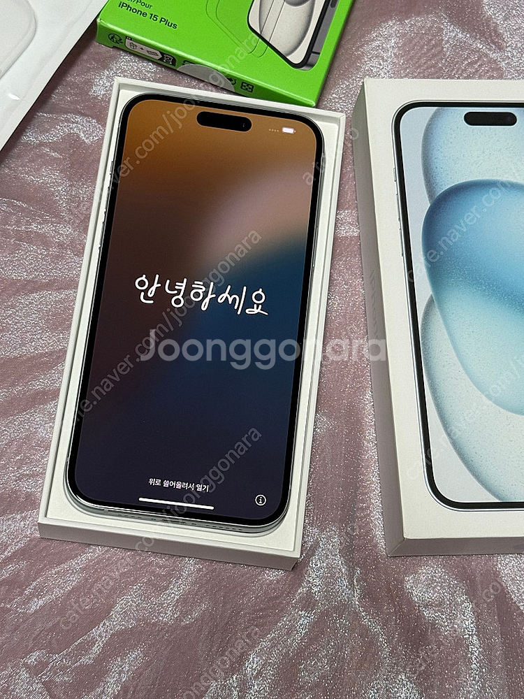 아이폰15플러스 블루 512GB (상태)--0