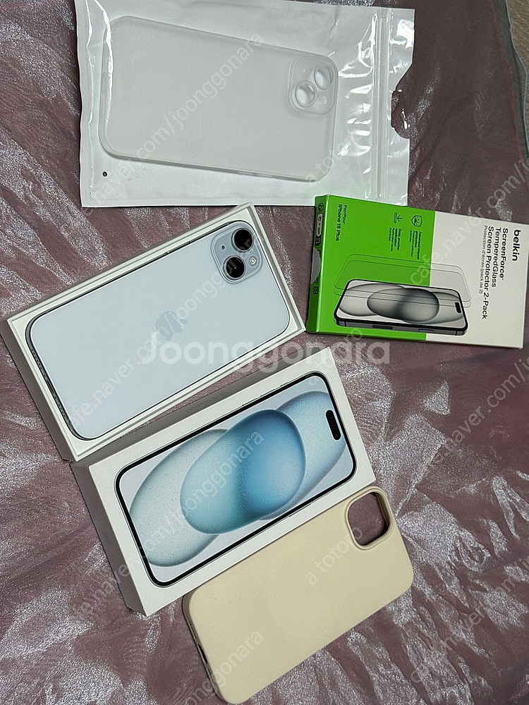 아이폰15플러스 블루 512GB (상태)--1