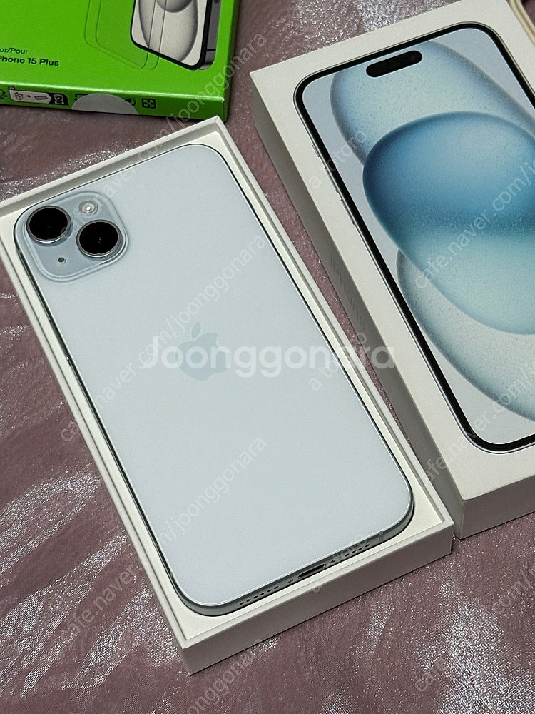 아이폰15플러스 블루 512GB (상태)--3