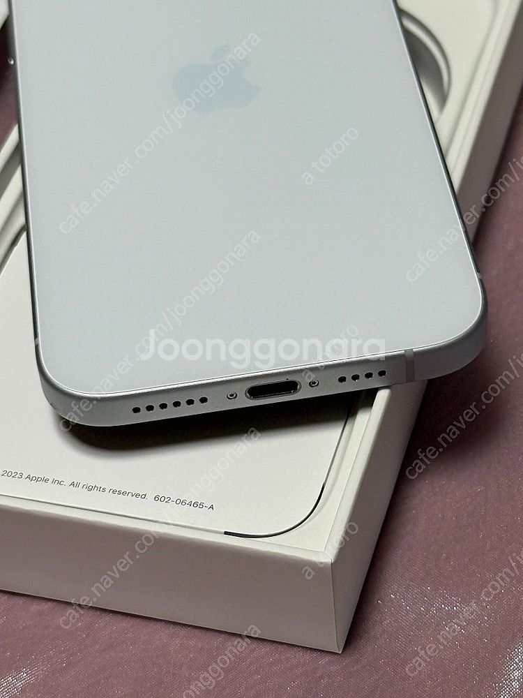 아이폰15플러스 블루 512GB (상태)--5