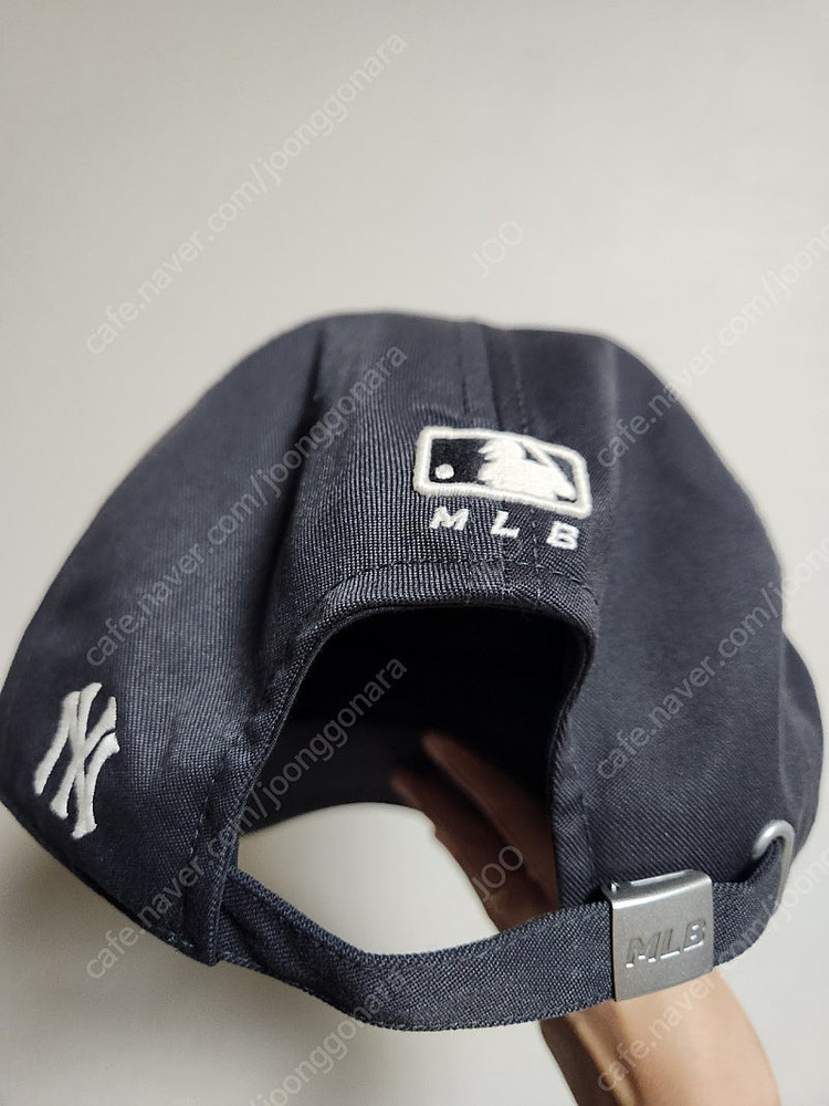 MLB 엠엘비 레터링 언스트럭쳐 볼캡 (차콜)--2