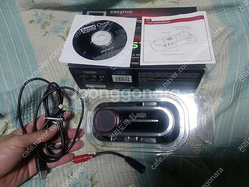 게이밍 USB 사운드카드 (사운드 블래스터)--6