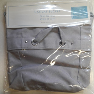 [미개봉] 포터리반 키즈 캔버스 버켓 / 버캣 / 버킷 미디엄 (그레이) ->14,000원 (무료배송)