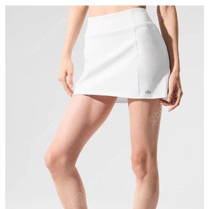 알로 테니스 화이트/블랙 스커트 XXS 새상품