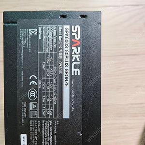 SPARKLE SPK600W 80PLUS BRONZE 파워 600w