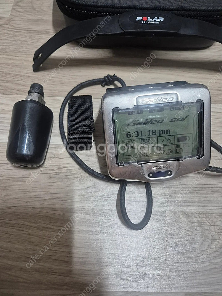 스쿠바프로 갈릴레오 컴퓨터 트랜스미터 세트팝니다--1