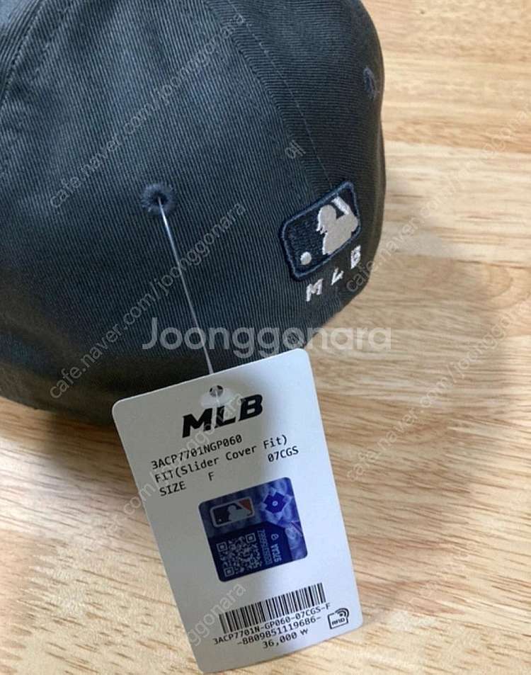 MLB 볼캡 그레이(새상품)--3