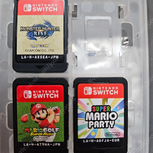 스위치 게임 마리오파티, 마리오 골프 , 몬스터헌터 라이즈, 스칼렛 ,페르시아의 왕자, 배트맨