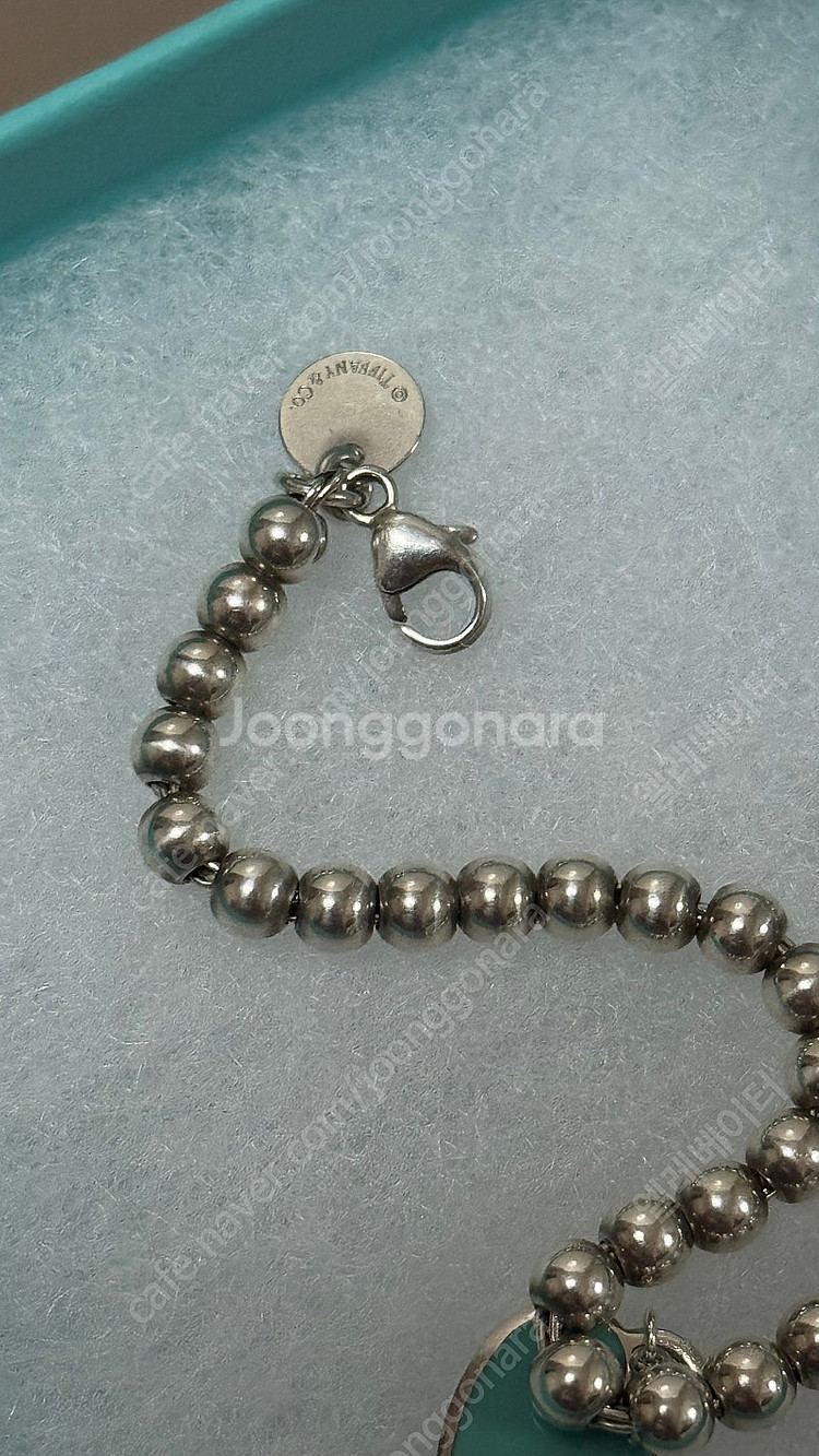 티파니앤코 더블하트 팔찌 하트팔찌--1