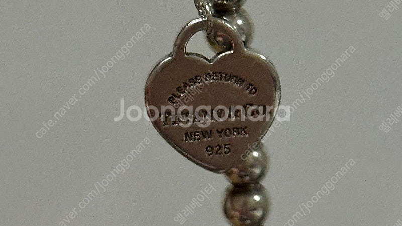 티파니앤코 더블하트 팔찌 하트팔찌--3