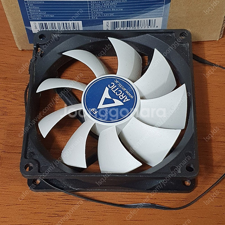ARCTIC F9 팬 5개 한박스 (컴퓨터 팬)--0