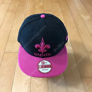 뉴에라 9fifty Saints 스냅백 핑크 새상품