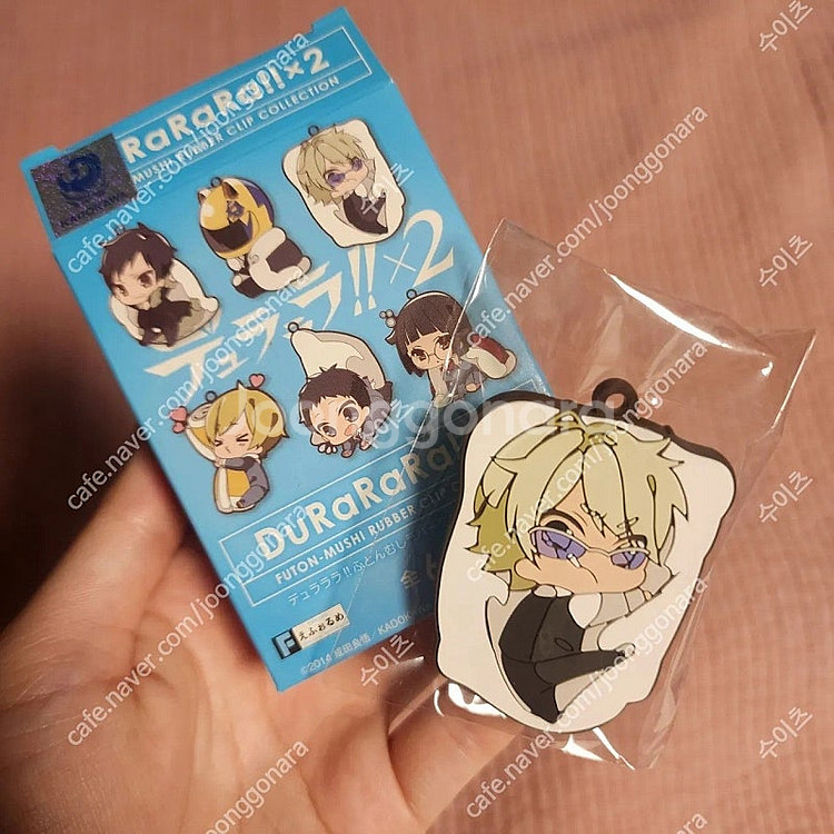 듀라라라 시즈오 러버키링+거치대피규어+미카도 일괄--0