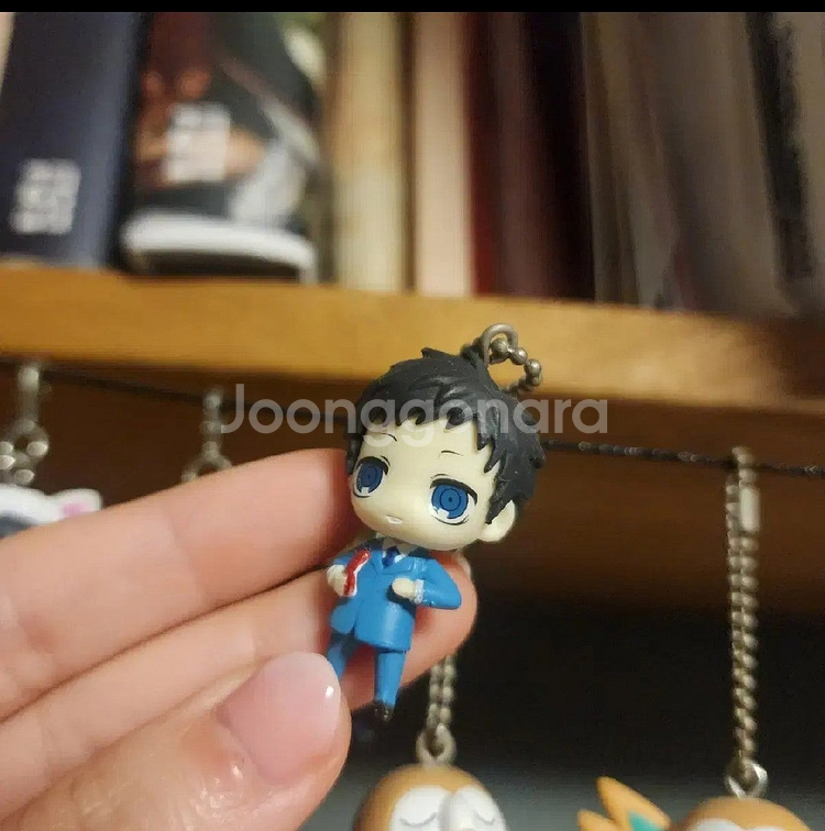 듀라라라 시즈오 러버키링+거치대피규어+미카도 일괄--3