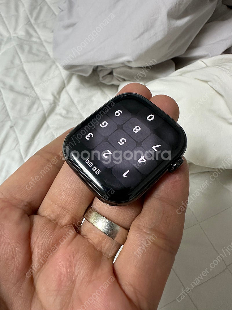 애캐플 애플워치10 46MM 티타늄 밀레루프S/M--0