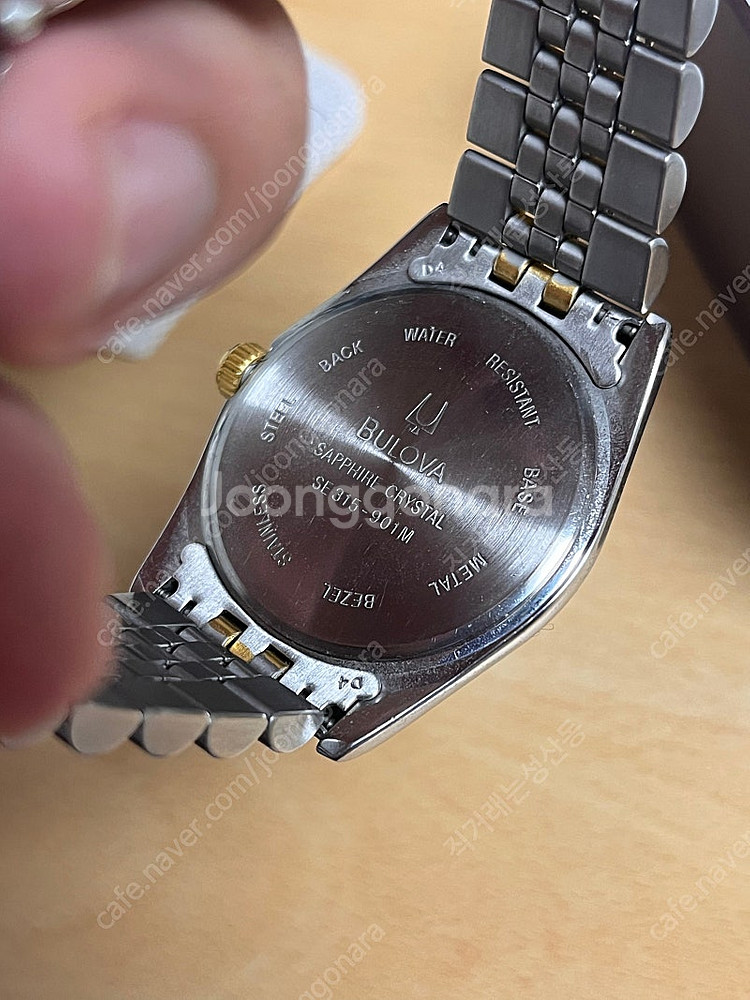 부로바 슈퍼세빌 데이데이트 콤비 쿼츠--5