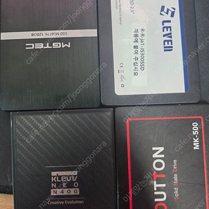 ssd 4개 일괄 (사용시간 24시간 이내)
