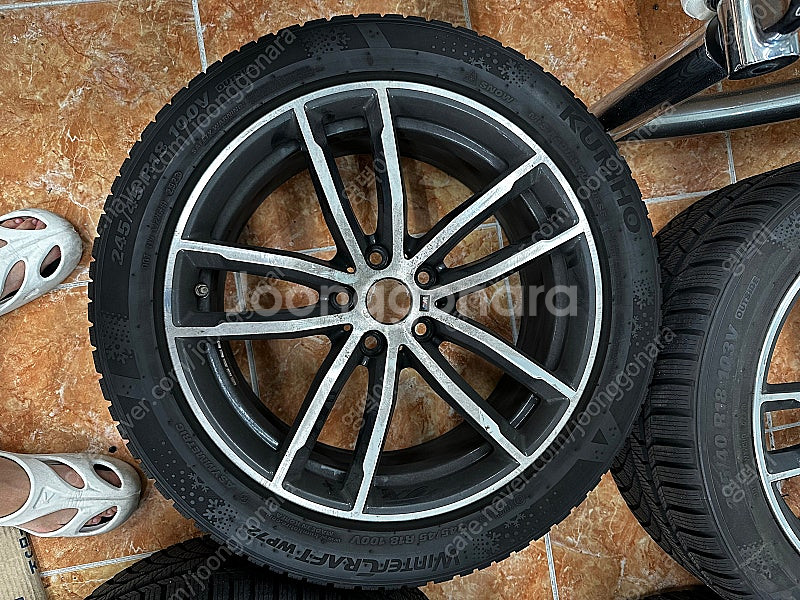 BMW g30 5시리즈 662m 휠, 윈터타이어--2