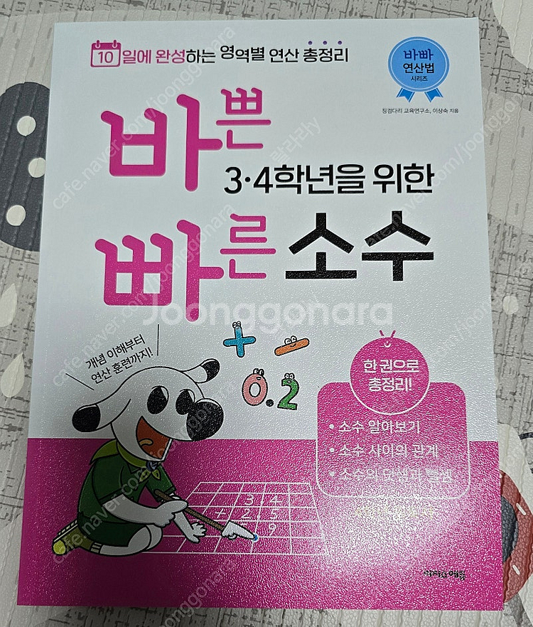 바빠 소수 개념 연산 문제집 3.4학년. +플라토 2권...--0