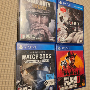 PS4 콜오브듀티ww2,레데리2,고오쓰,와치독스