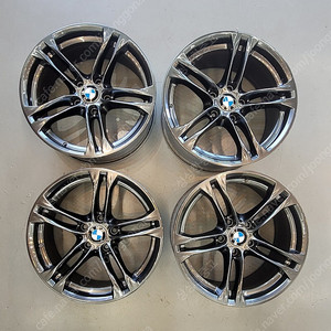 BMW 5시리즈 18인치 (BMW F10 613M 18인치 순정휠) 팝니다!! 고스트크롬 복원 후 미장착