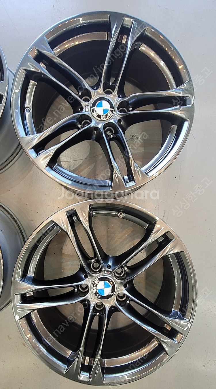 BMW 5시리즈 18인치 (BMW F10 613M 18인치 순정휠) 팝니다!! 고스트크롬 복원 후 미장착--2