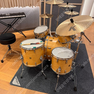 [판매] 그레치 gretsch usa 커스텀 6기통 드럼 +질젼 K커스텀 다크 심벌세트