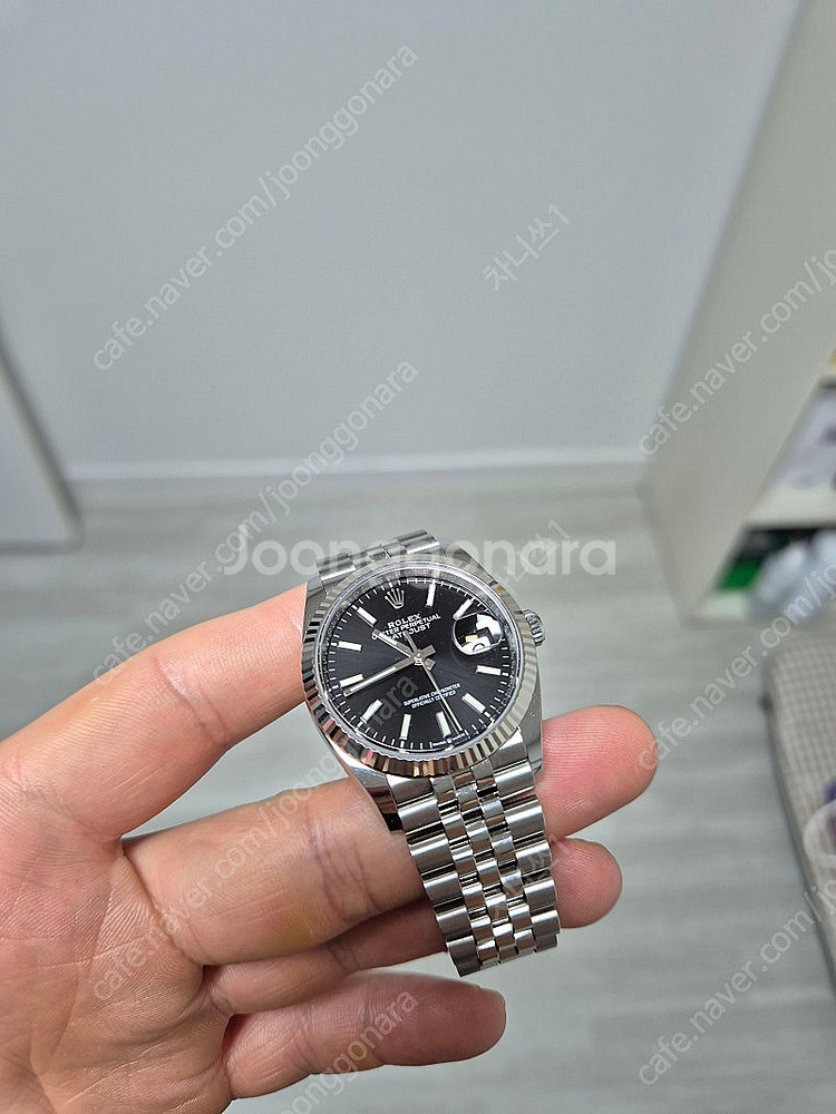 롤렉스 데이트저스트 36 검판바 팝니다--1