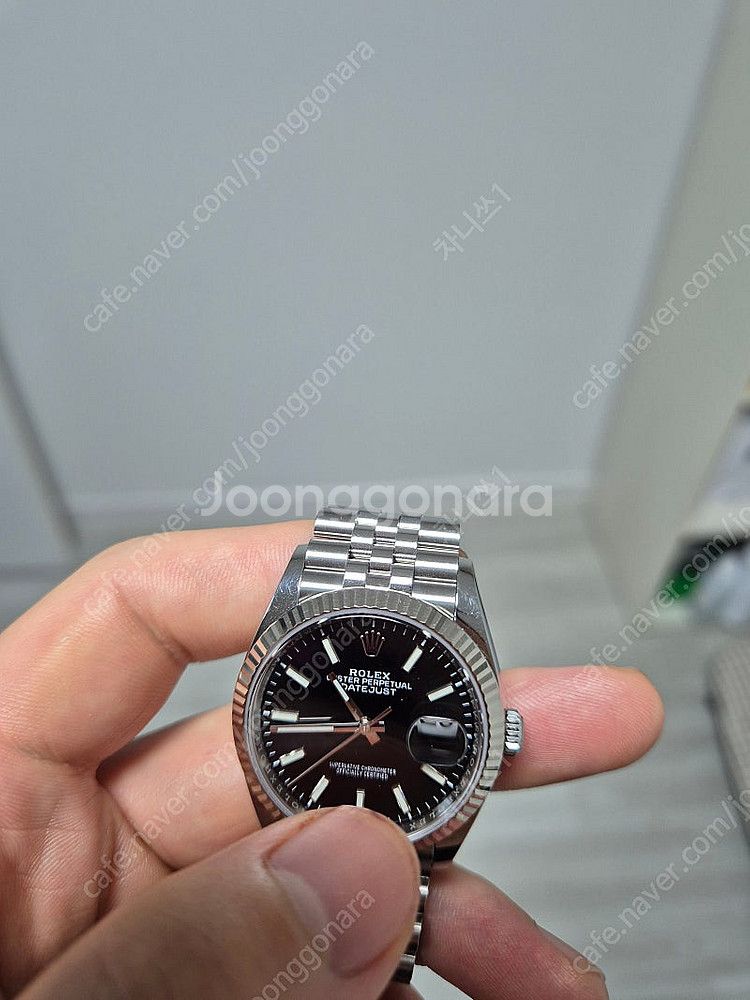 롤렉스 데이트저스트 36 검판바 팝니다--2