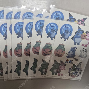 진로 두꺼비 스티커 굿즈