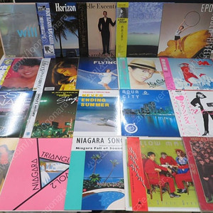 J-POP 시티팝 LP 200장 일괄(사카모토 류이치, 타케우치 마리야, 오메가 트라이브)