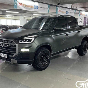 중고 더 뉴 렉스턴 스포츠 칸 디젤 2.2 4WD 쿨멘 노블레스 2024 년식 녹색 하자없는 중고차