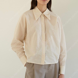 모한 셔츠 볼륨 블라우스 새상품 코튼 남방