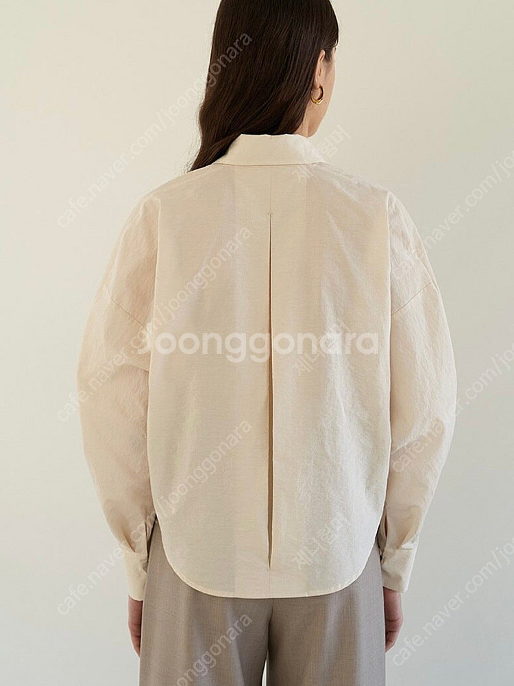 모한 셔츠 볼륨 블라우스 새상품 코튼 남방--4