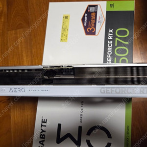 기가바이트 RTX5070 AERO (단순개봉)