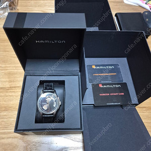 해밀턴 재즈마스터 오픈하트 오토매틱팝니다