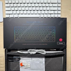 키크론 K3 V2 갈축 키보드 팝니다.