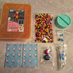 디폼블럭 레드플라이 아이언맨 LED 블럭
